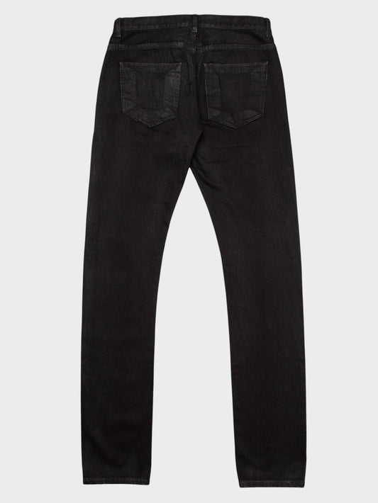 Rick Owens DRKSHDW - A/W 2015 - Detroit cut skinny fit jeans (Blackety Black) - size 29