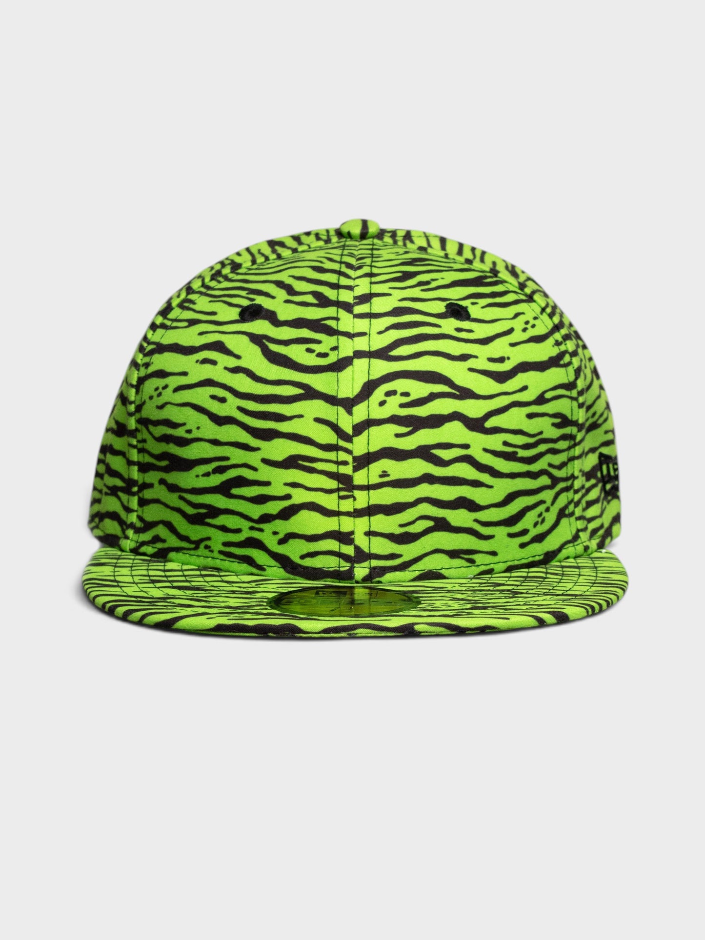 New Era X Jeremy Scott - A/W 2013 - Green Zebra 59Fifty fitted cap - size 7 1/2