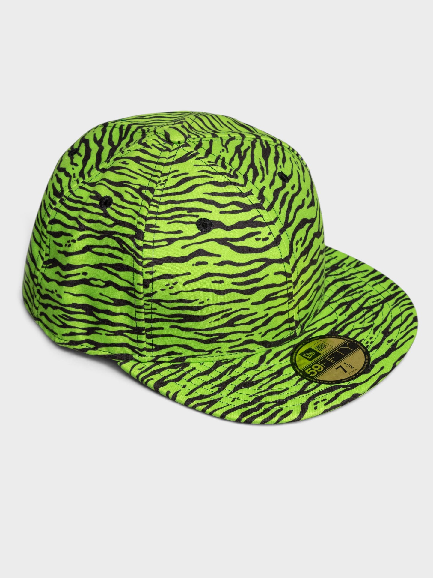 New Era X Jeremy Scott - A/W 2013 - Green Zebra 59Fifty fitted cap - size 7 1/2