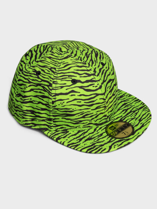 New Era X Jeremy Scott - A/W 2013 - Green Zebra 59Fifty fitted cap - size 7 1/2