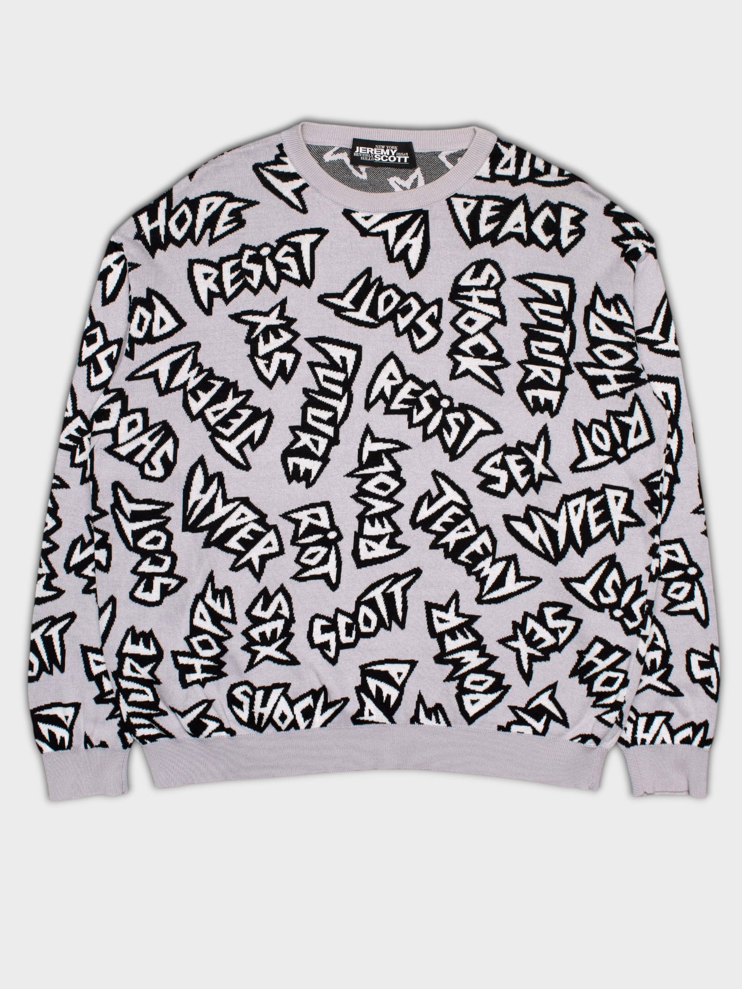 Jeremy Scott - S/S 2019 - knit sweater - men's size L
