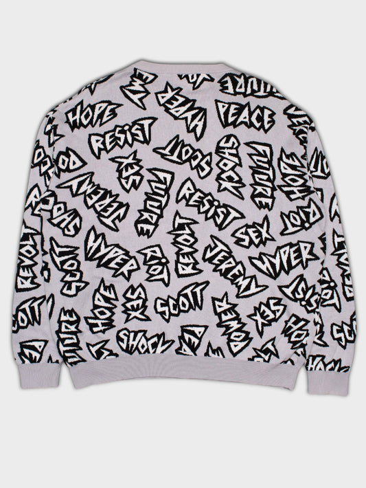 Jeremy Scott - S/S 2019 - knit sweater - men's size L