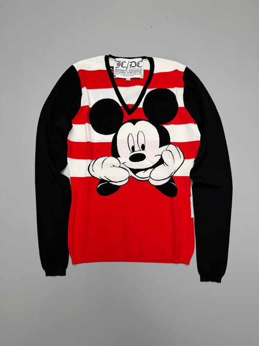 JC/DC X Disney Mickey mouse V-neck long-sleeve - women's size XS