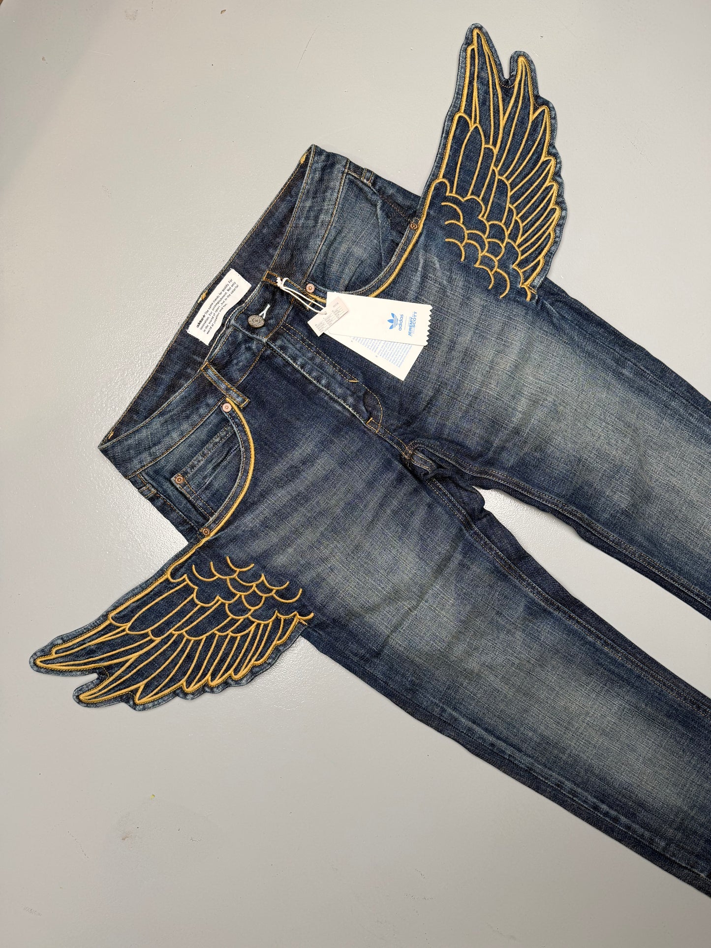 adidas Originals by Jeremy Scott A/W 2011 Wings Cupie JS skinny jeans - size 27