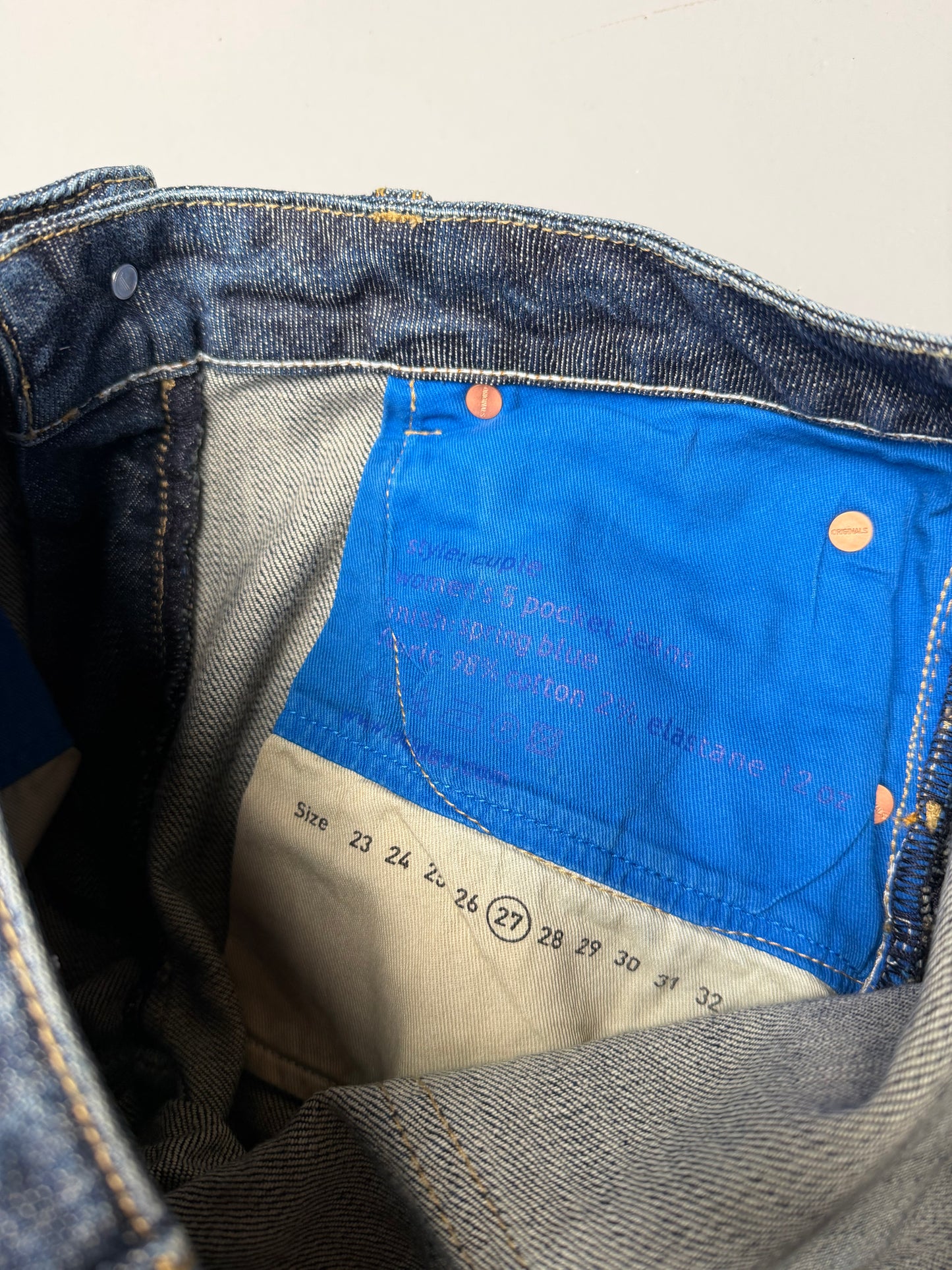 adidas Originals by Jeremy Scott A/W 2011 Wings Cupie JS skinny jeans - size 27