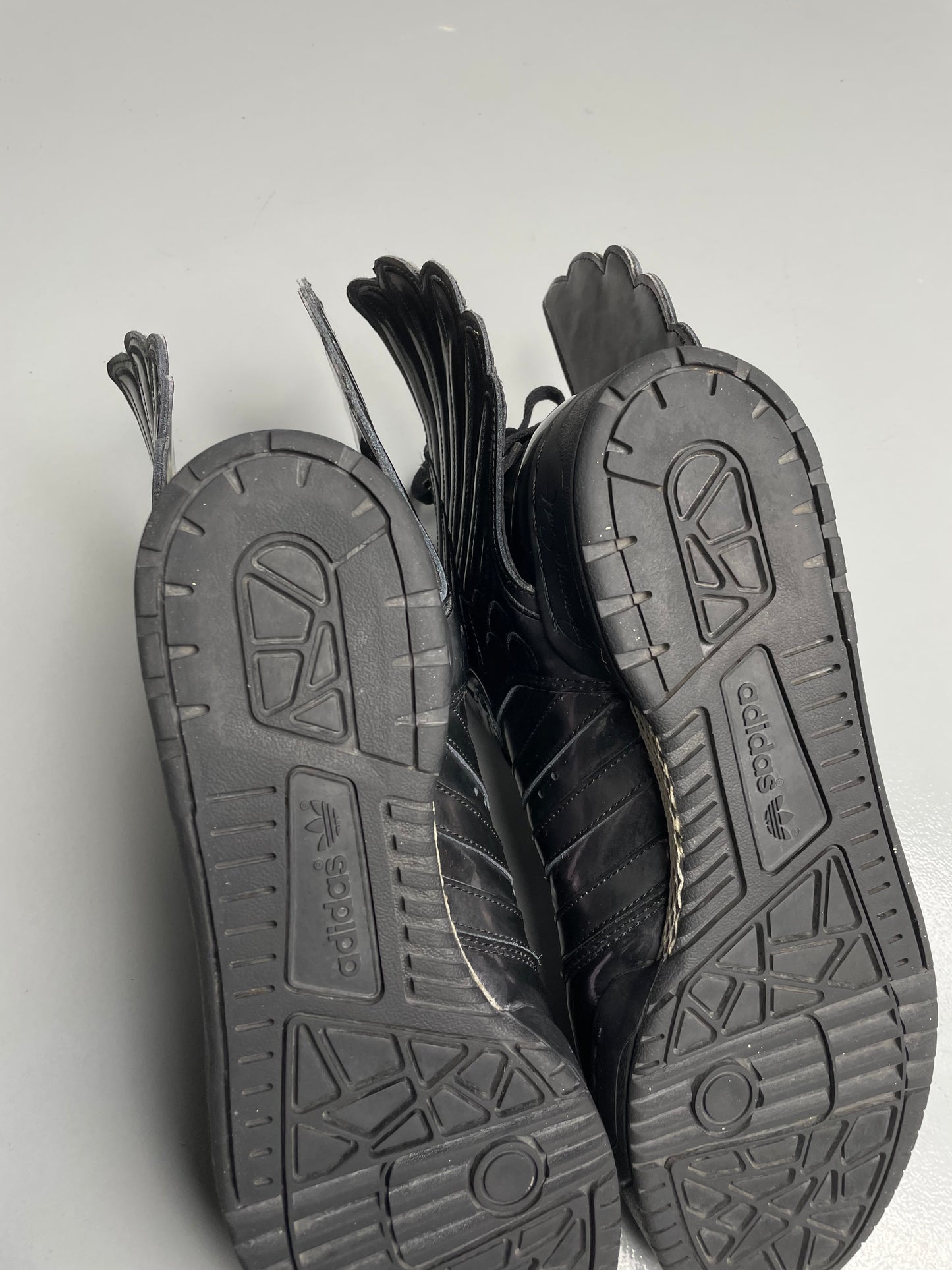 adidas Originals by Jeremy Scott S/S 2013 JS Wings 2.0 "Patent Black" - size 45 1/3