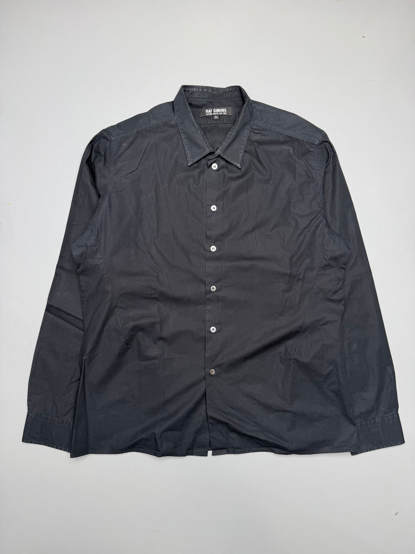 Raf Simons A/W 2007 double collar shirt - size 54