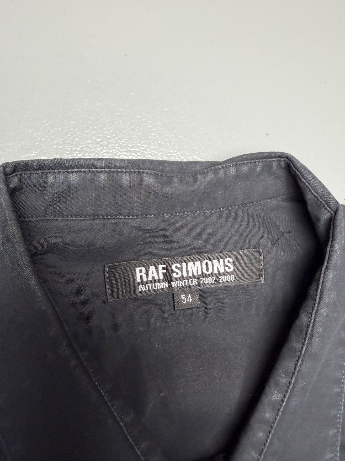 Raf Simons A/W 2007 double collar shirt - size 54