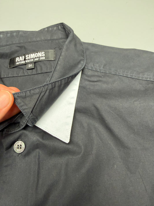 Raf Simons A/W 2007 double collar shirt - size 54