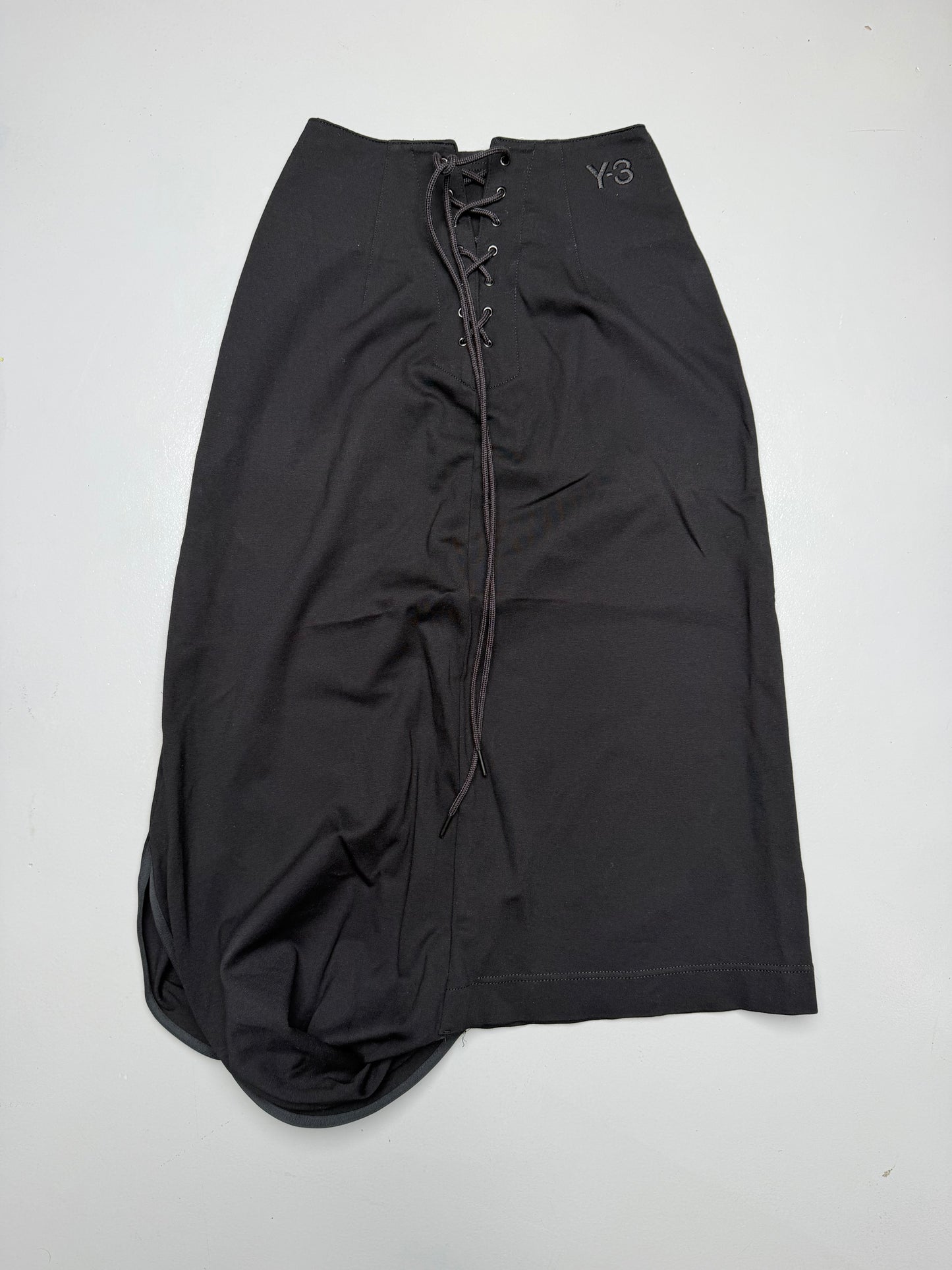 Y-3 A/W 2013 hybrid skirt with laces - size S