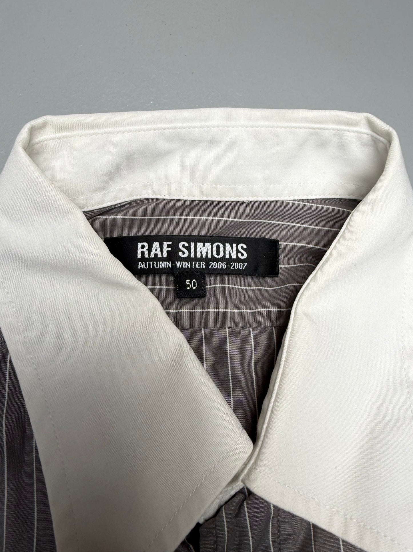 Raf Simons A/W 2006 striped shirt - size 50