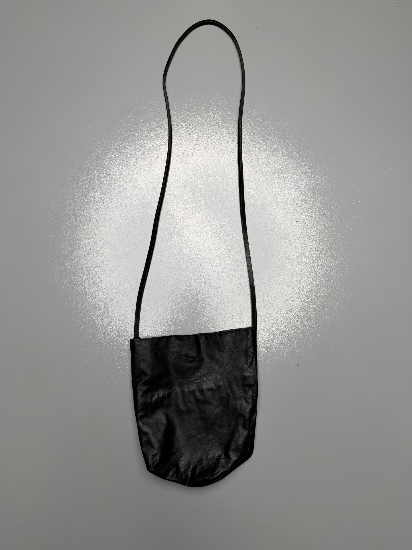 Rick Owens S/S 2015 leather mini crossbody bag