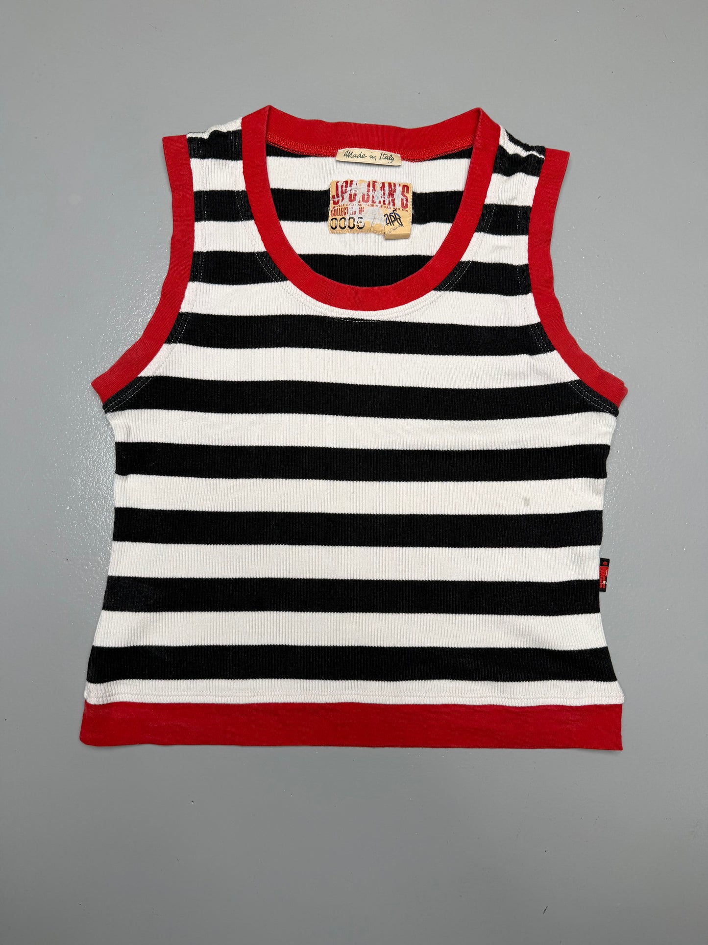 2000's JPG.Jean's striped tank top - women's size S