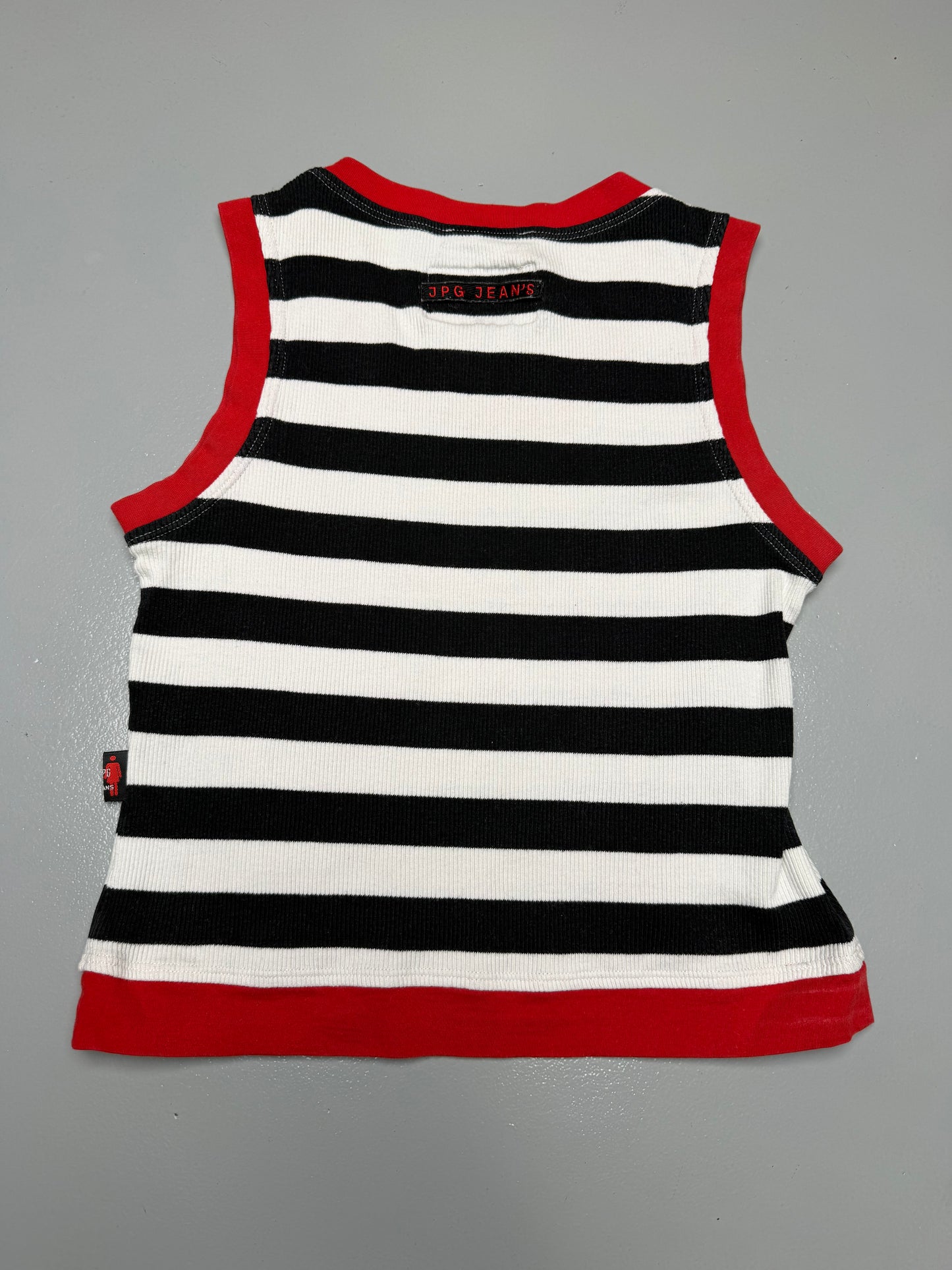 2000's JPG.Jean's striped tank top - women's size S