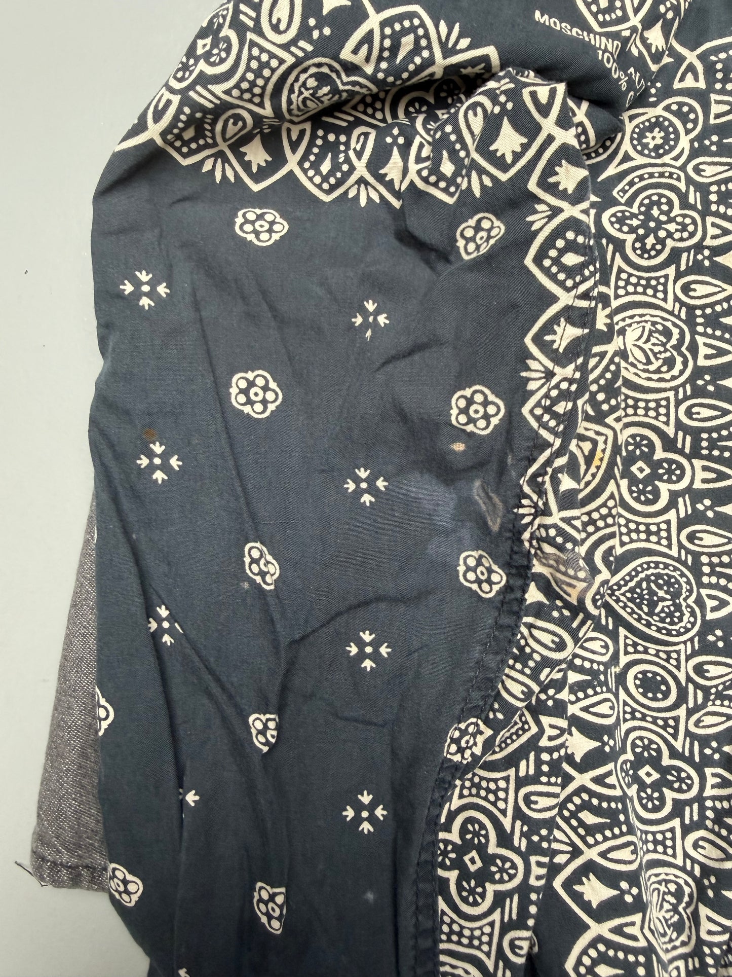 Moschino Jeans A/W 1987 paisley shirt - women's size S