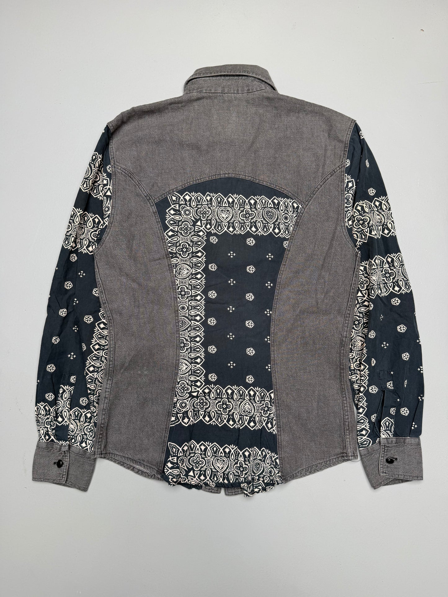 Moschino Jeans A/W 1987 paisley shirt - women's size S
