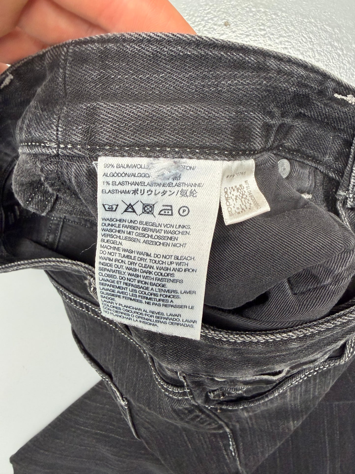 Y-3 A/W 2010 women's skinny jeans - size 26