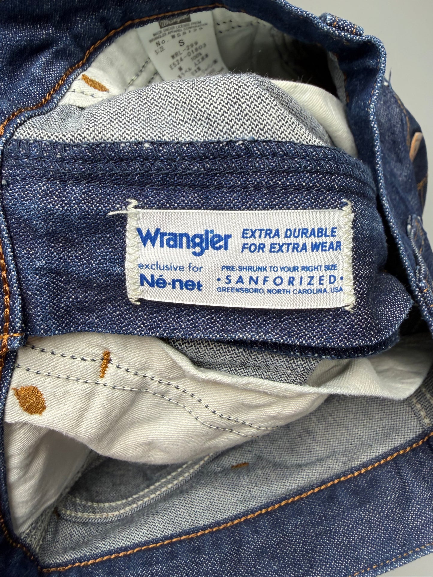 Wrangler X Né-net balloon denim shorts - size S