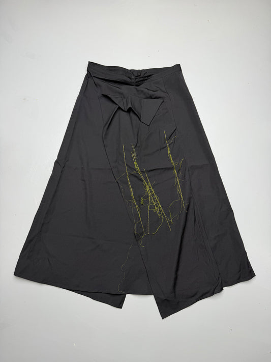 Y's A/W 2020 maxi skirt with embroidery - size 2