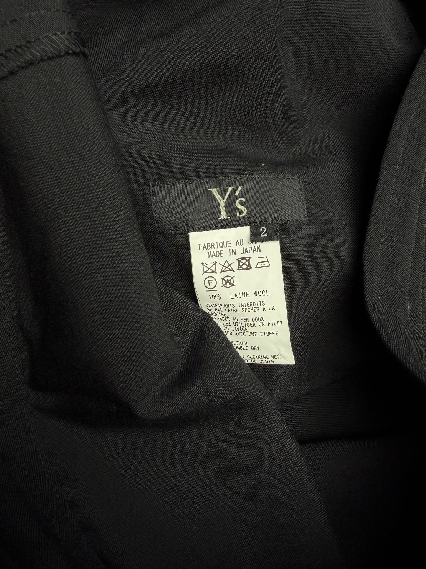 Y's A/W 2020 maxi skirt with embroidery - size 2