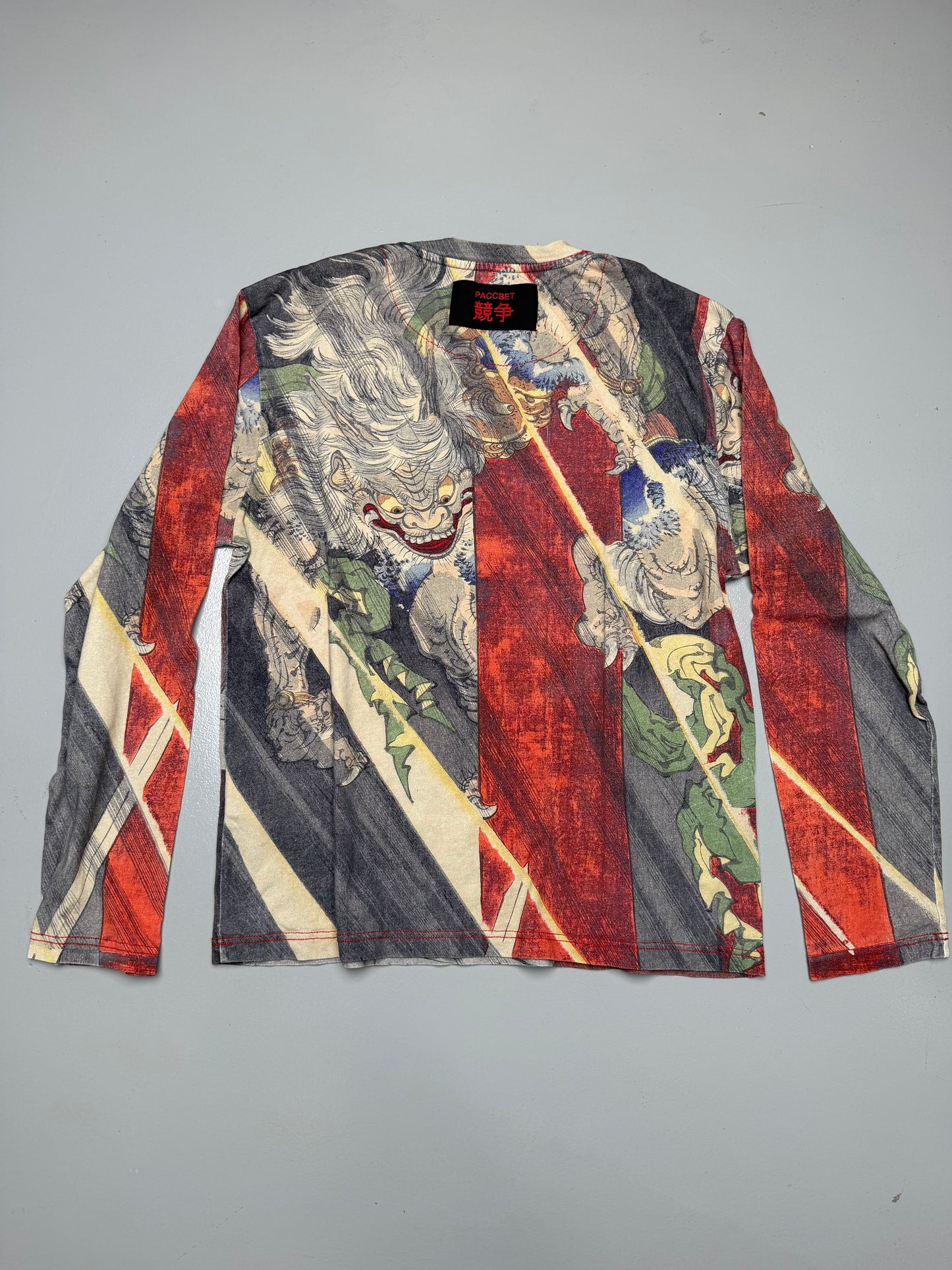 2020 Rassvet X The Pushkin Museum of Fine Arts samurai allover print long sleeve - size M