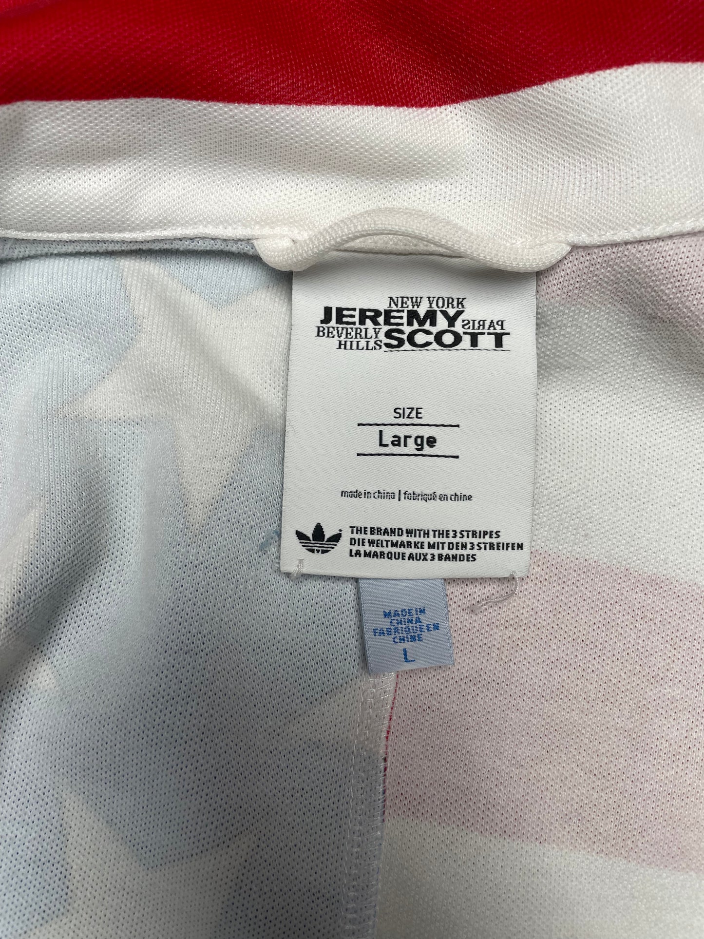 adidas Originals by Jeremy Scott S/S 2012 JS Stars & Stripes Track Top - size L