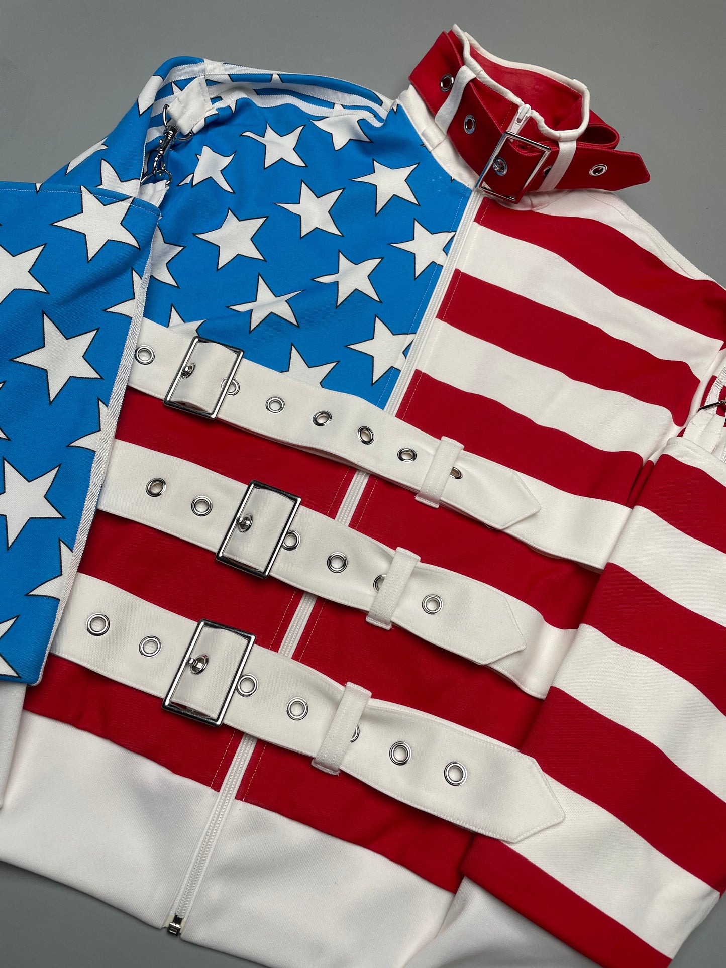 adidas Originals by Jeremy Scott S/S 2012 JS Stars & Stripes Track Top - size L