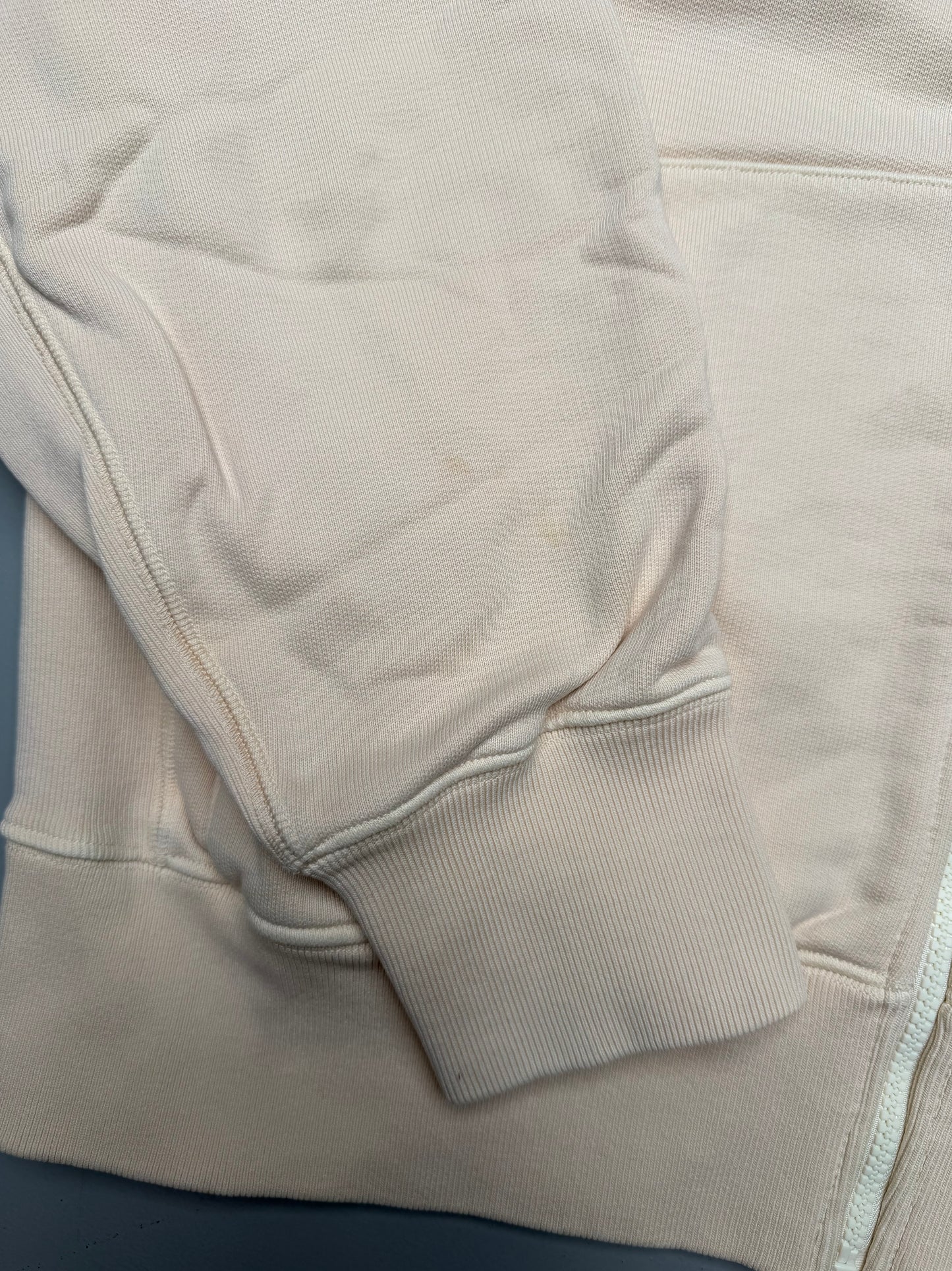 YEEZY Season 4 Light Sand oversized zip hoodie - size S