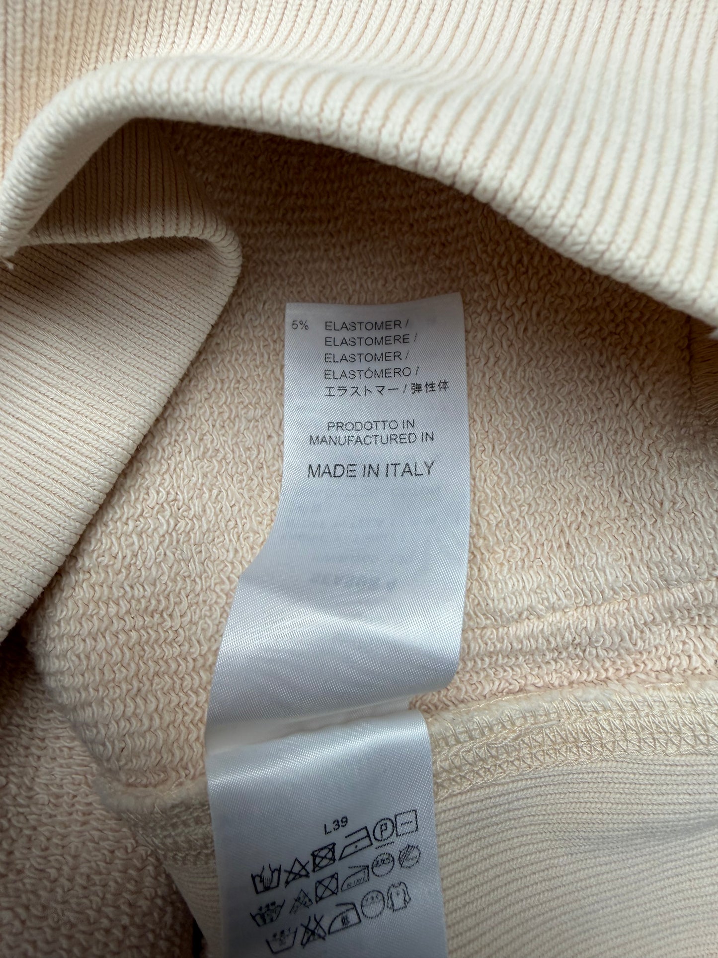 YEEZY Season 4 Light Sand oversized zip hoodie - size S