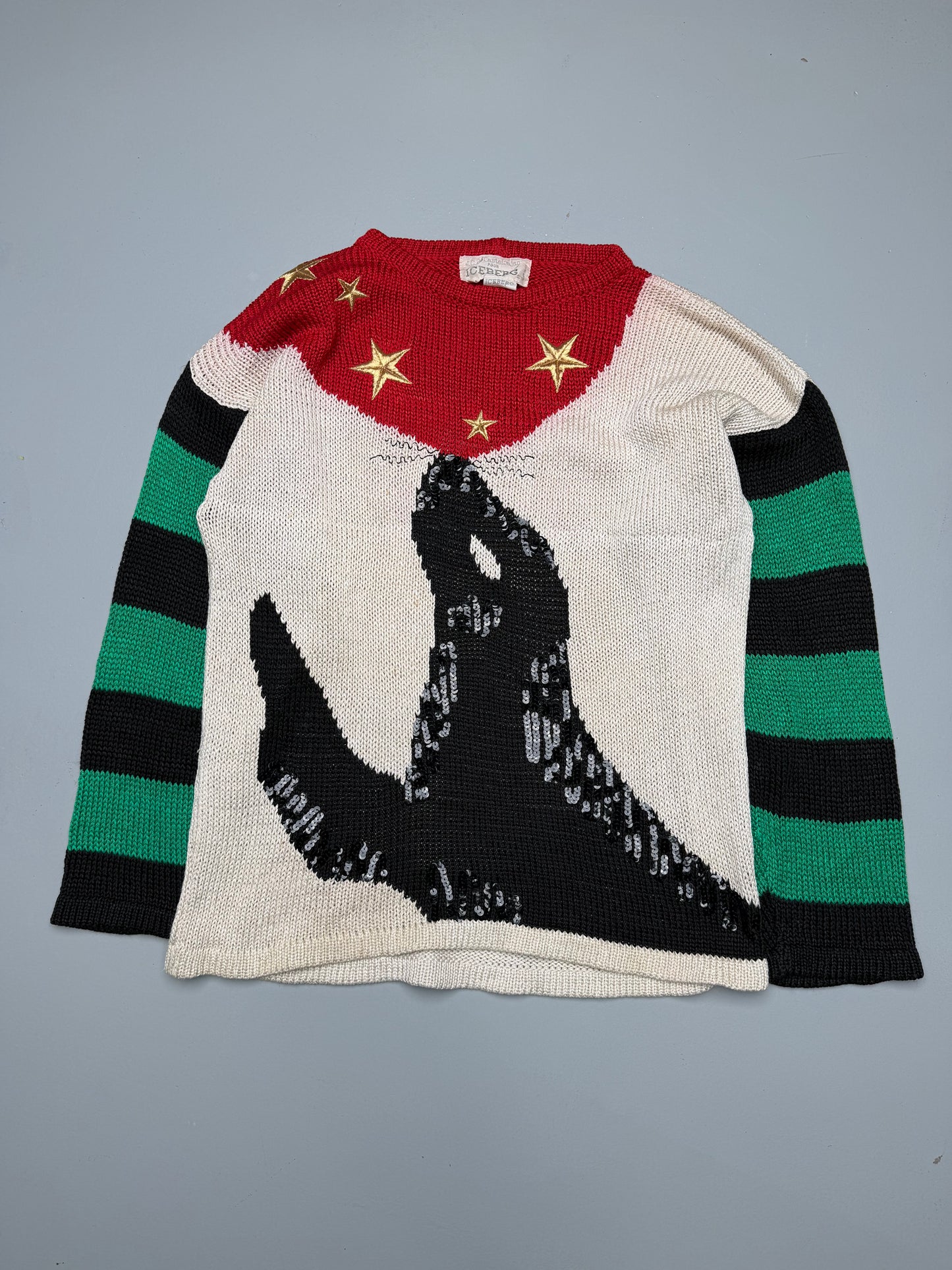 J.C. de Castelbajac pour ICEBERG - (vintage) - seal knit - women's size 40