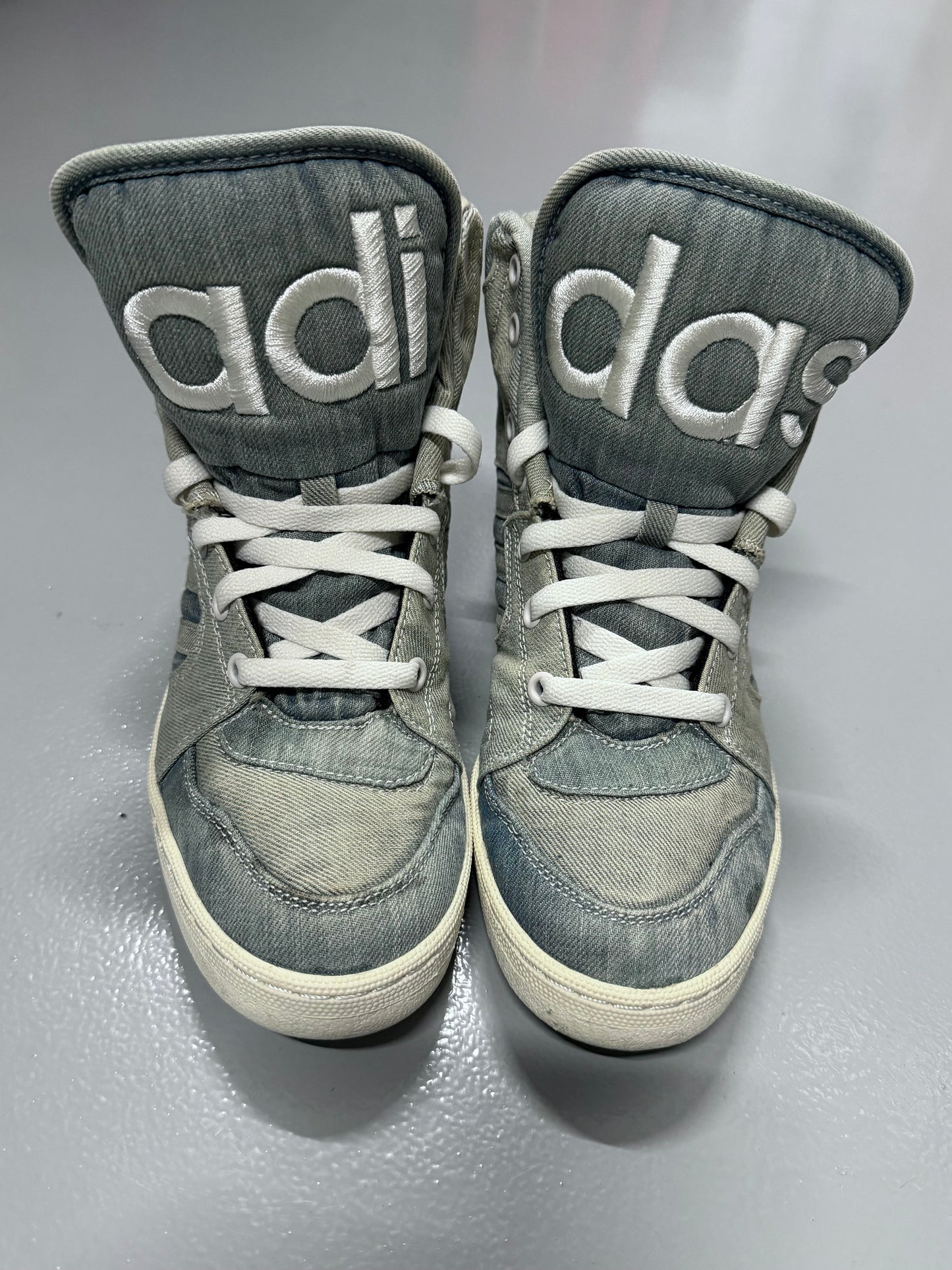 adidas Originals by Jeremy Scott S/S 2014 JS Instinct Hi Denim - size 40