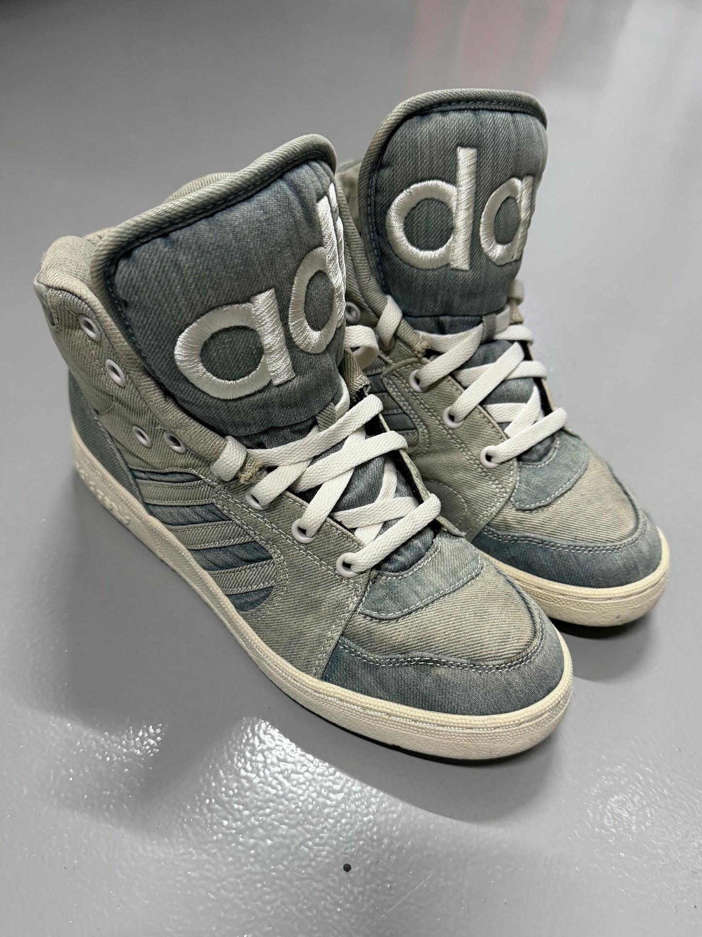 adidas Originals by Jeremy Scott S/S 2014 JS Instinct Hi Denim - size 40