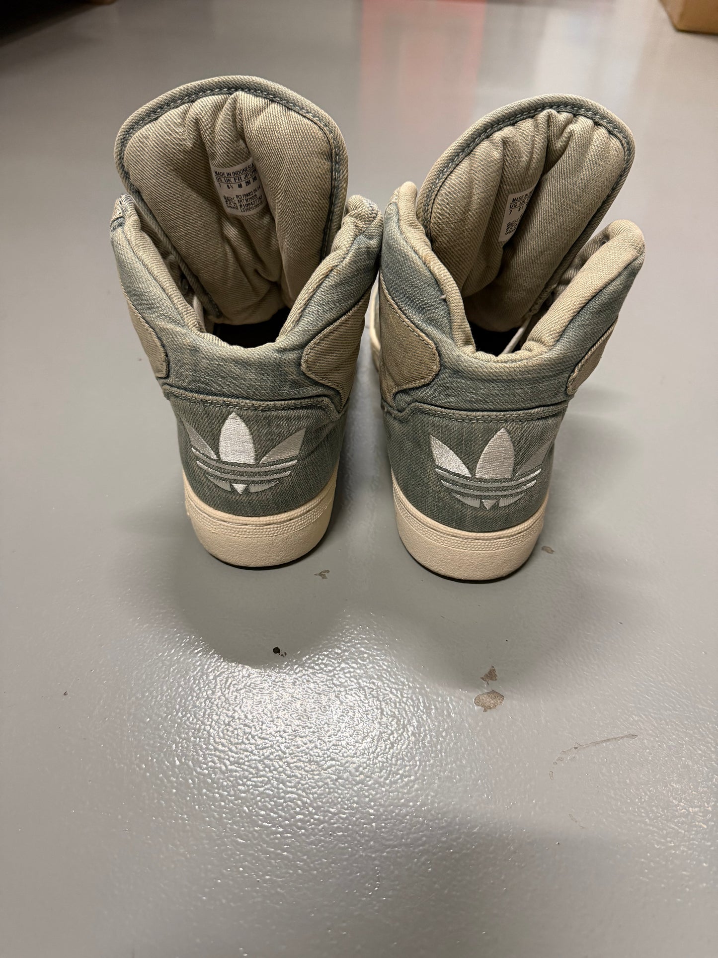 adidas Originals by Jeremy Scott S/S 2014 JS Instinct Hi Denim - size 40