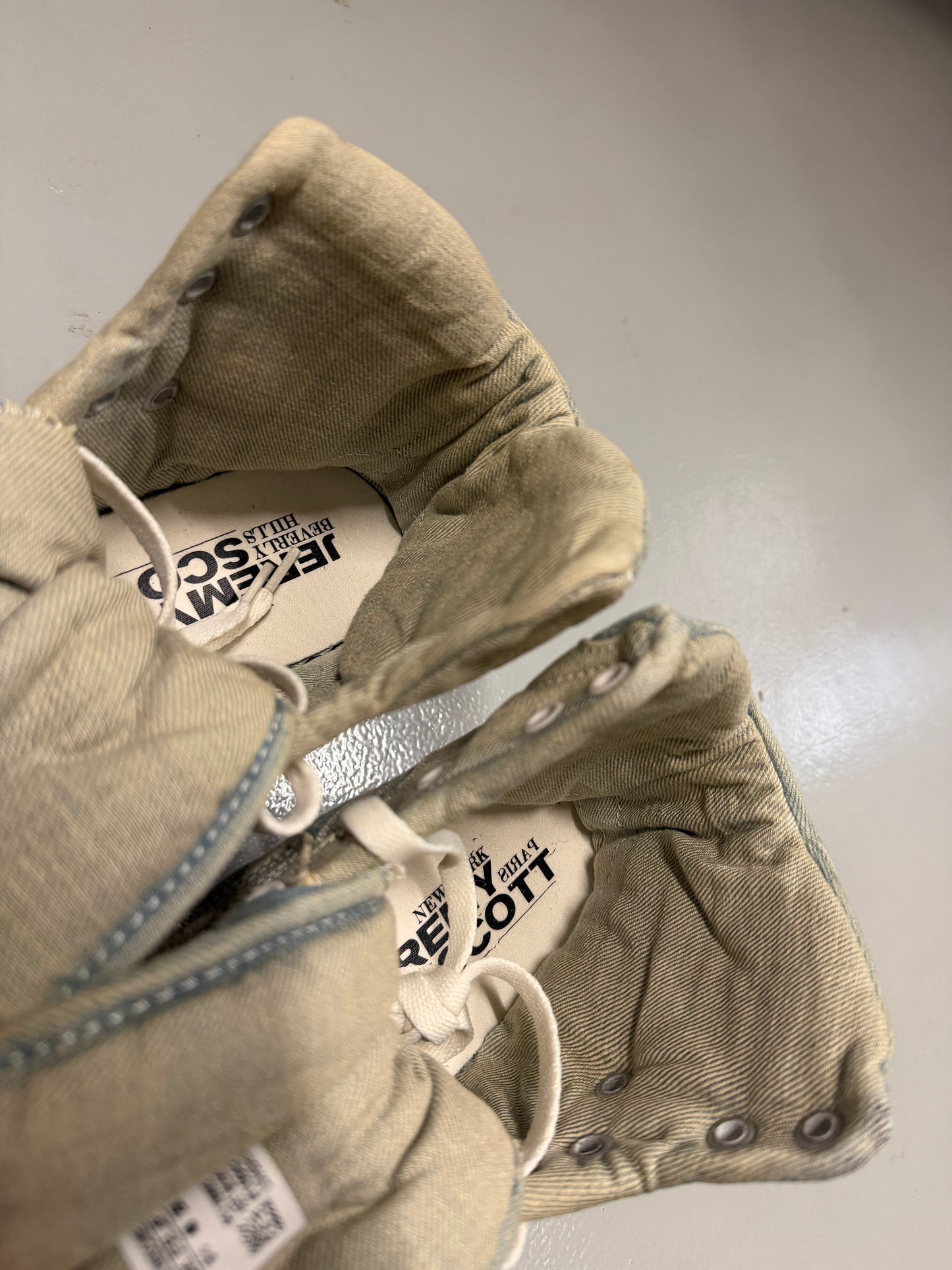 adidas Originals by Jeremy Scott S/S 2014 JS Instinct Hi Denim - size 40