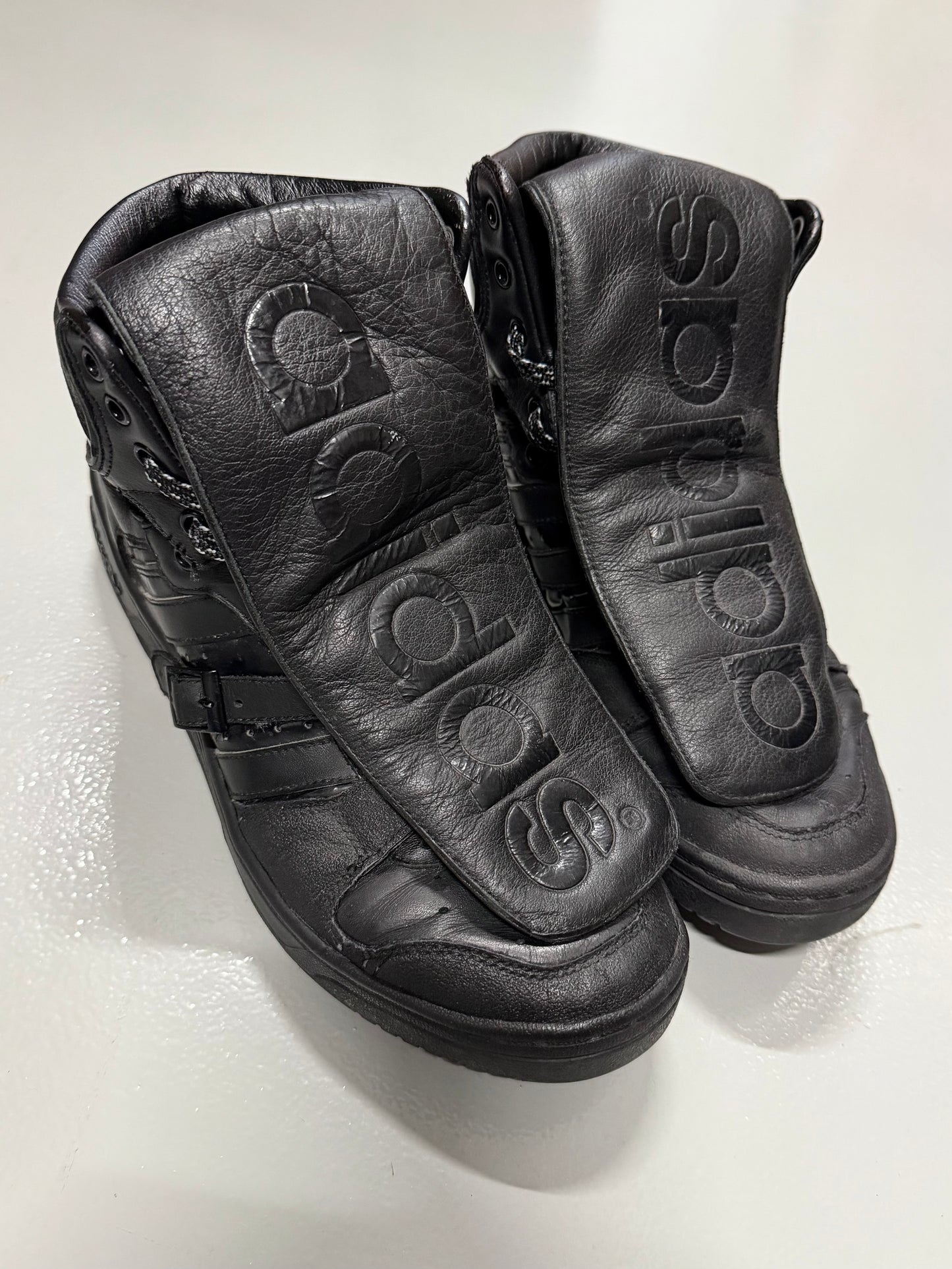 adidas Originals by Jeremy Scott A/W 2009 Conductor Hi (black/black) - size 42