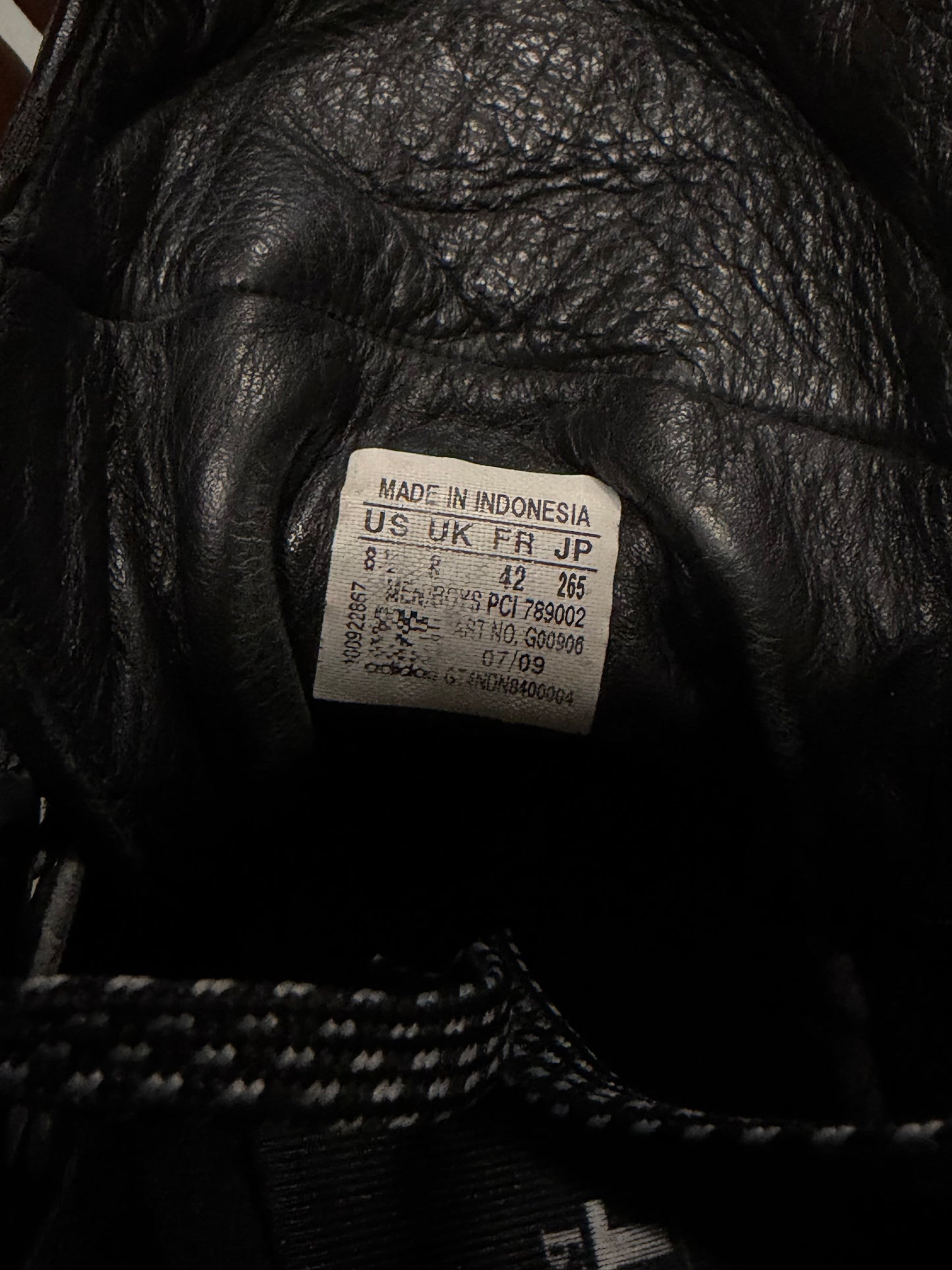 adidas Originals by Jeremy Scott A/W 2009 Conductor Hi (black/black) - size 42