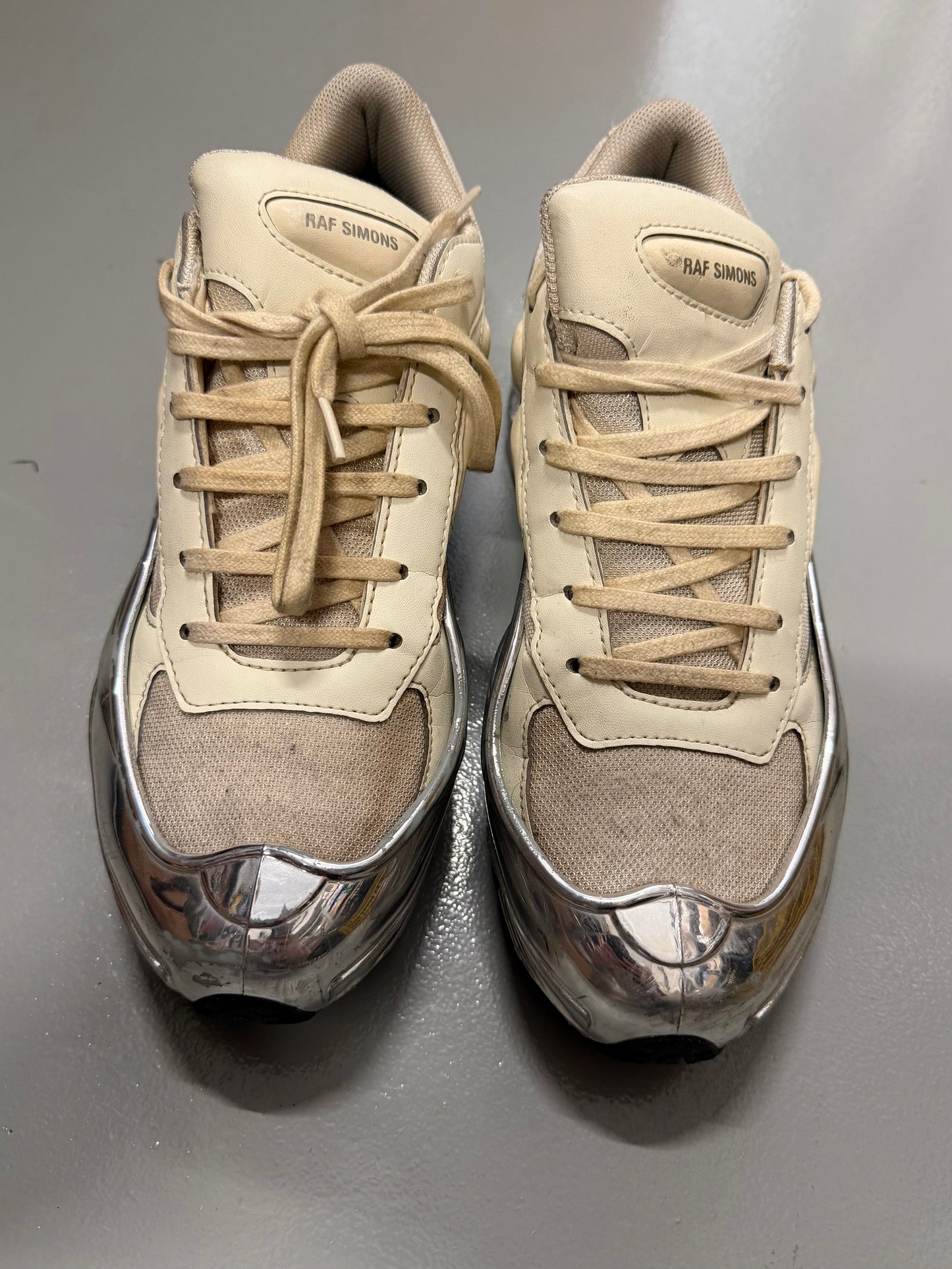 adidas X Raf Simons S/S 2019 RS Ozweego (white/chrome) - size 42