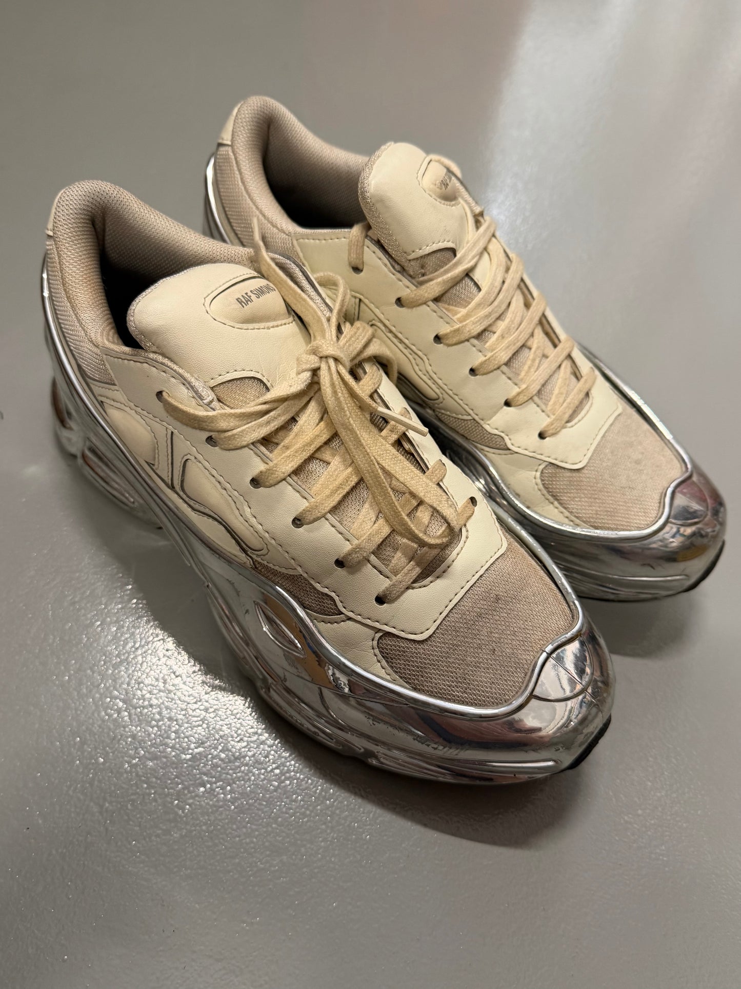 adidas X Raf Simons S/S 2019 RS Ozweego (white/chrome) - size 42