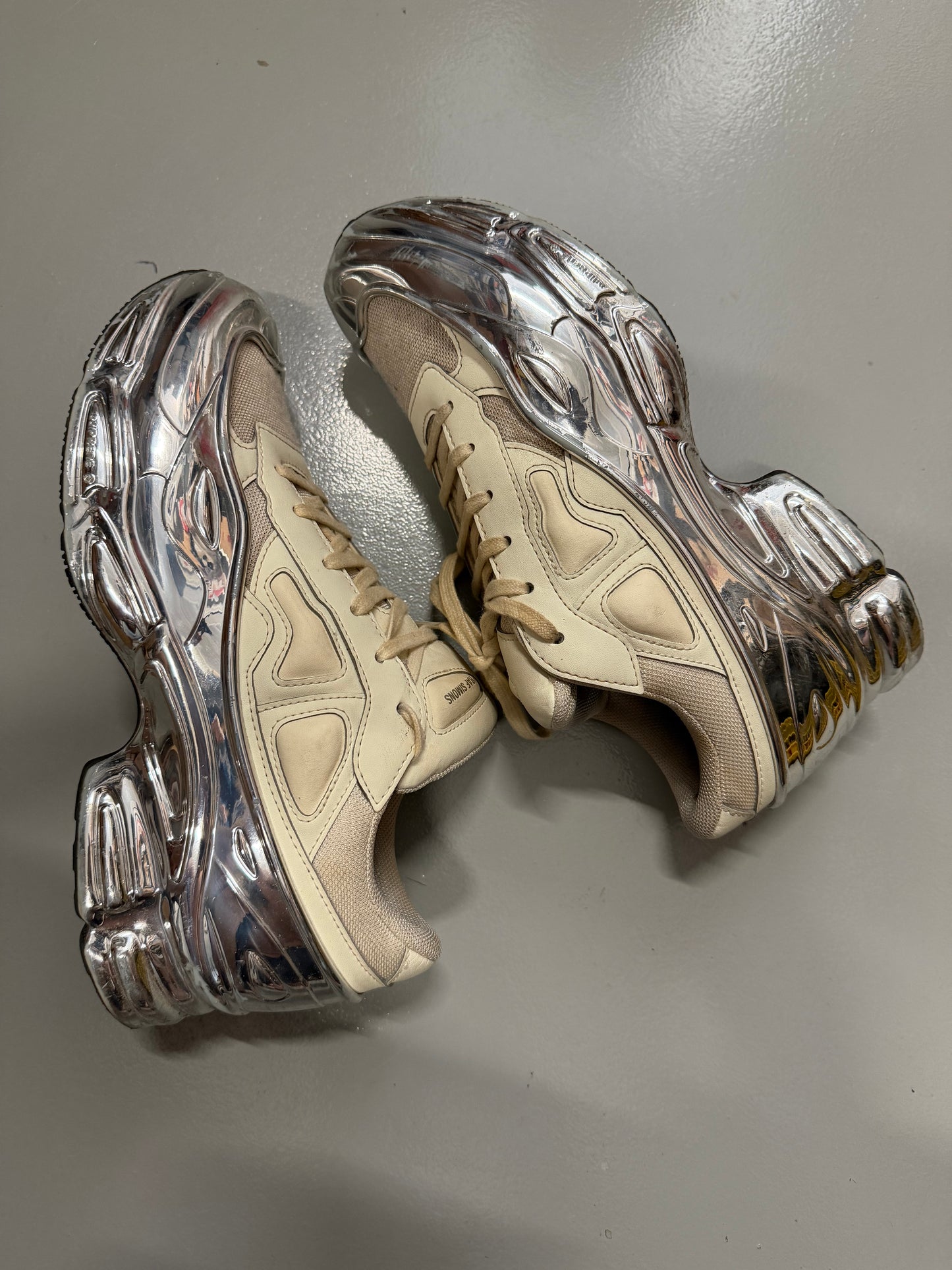 adidas X Raf Simons S/S 2019 RS Ozweego (white/chrome) - size 42