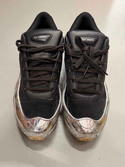 adidas X Raf Simons S/S 2019 RS Ozweego (black/chrome) - size 42 2/3