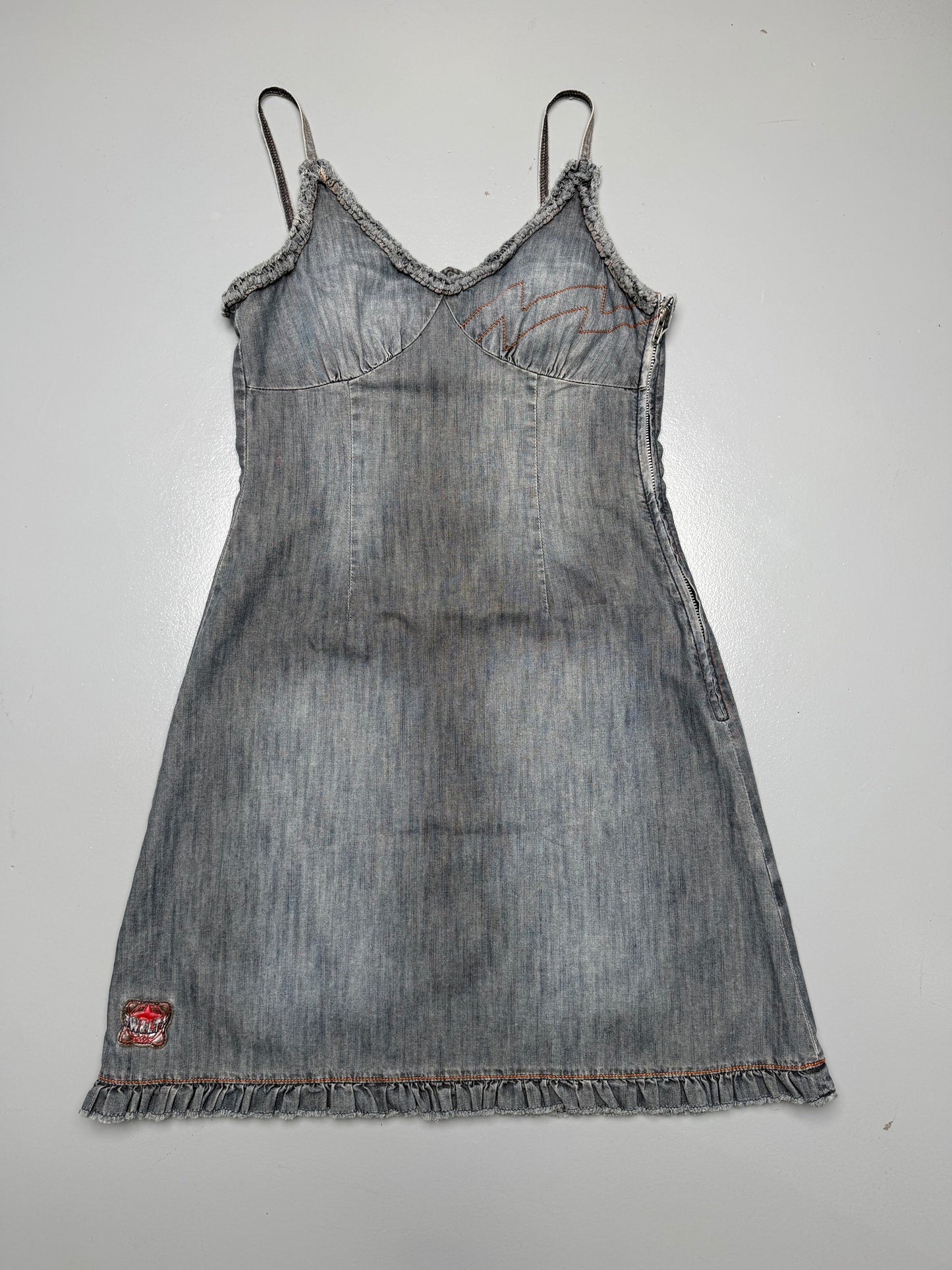 vintage Wild & Lethal Trash denim dress