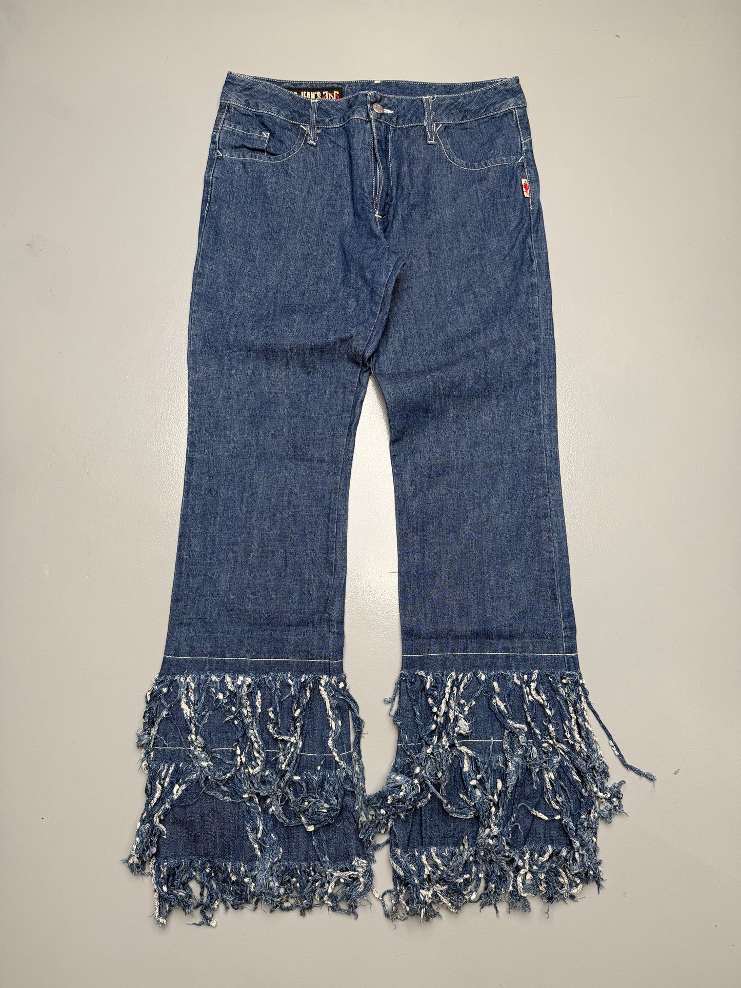 2000's JPG.Jean's fringed jeans - women's size 30