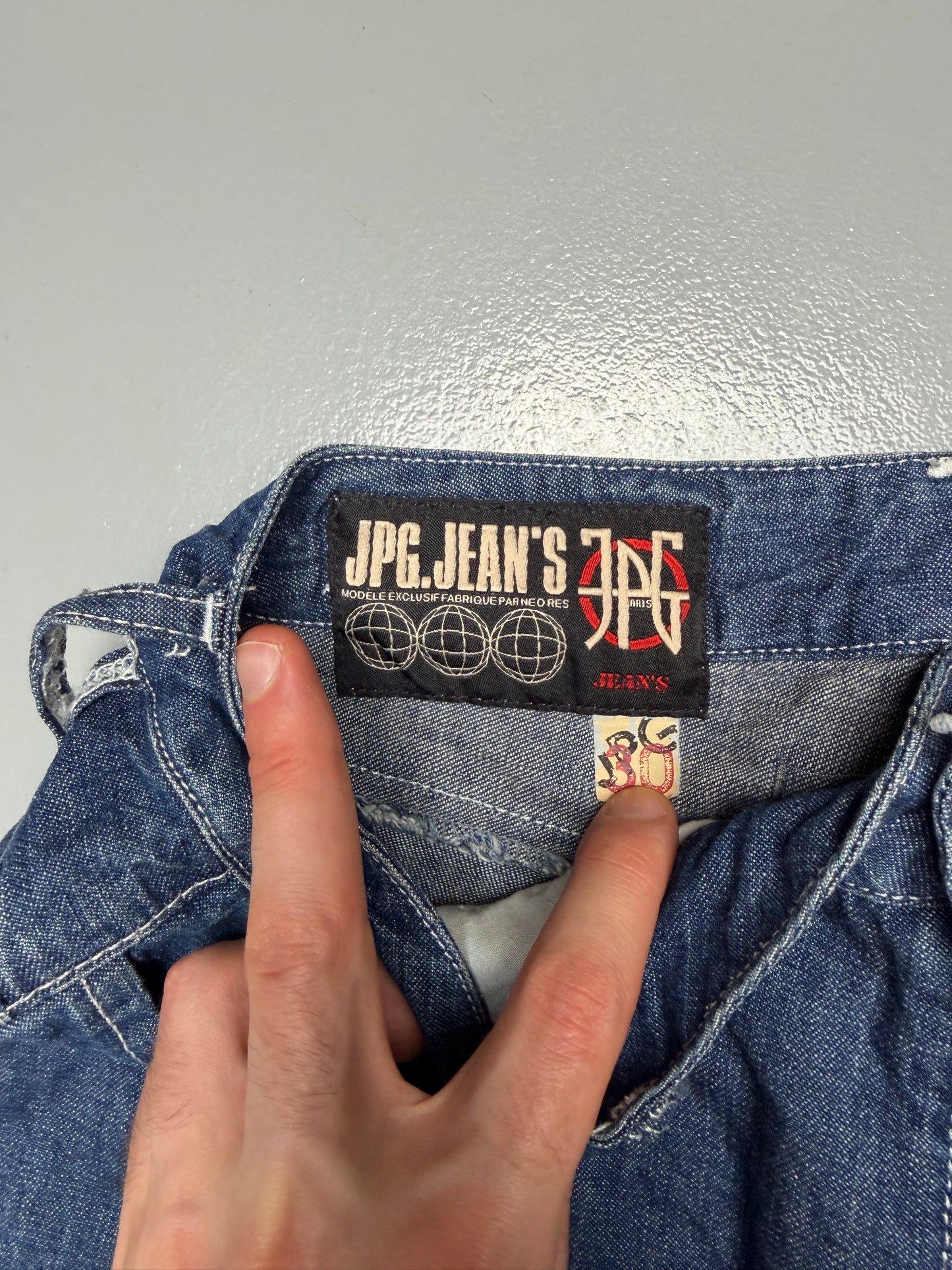 2000's JPG.Jean's fringed jeans - women's size 30
