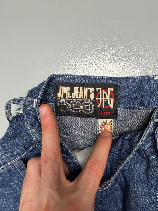 2000's JPG.Jean's fringed jeans - women's size 30