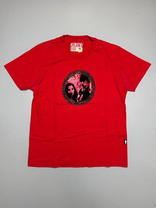 2000's JPG Jean's velvet print t-shirt - men's size M