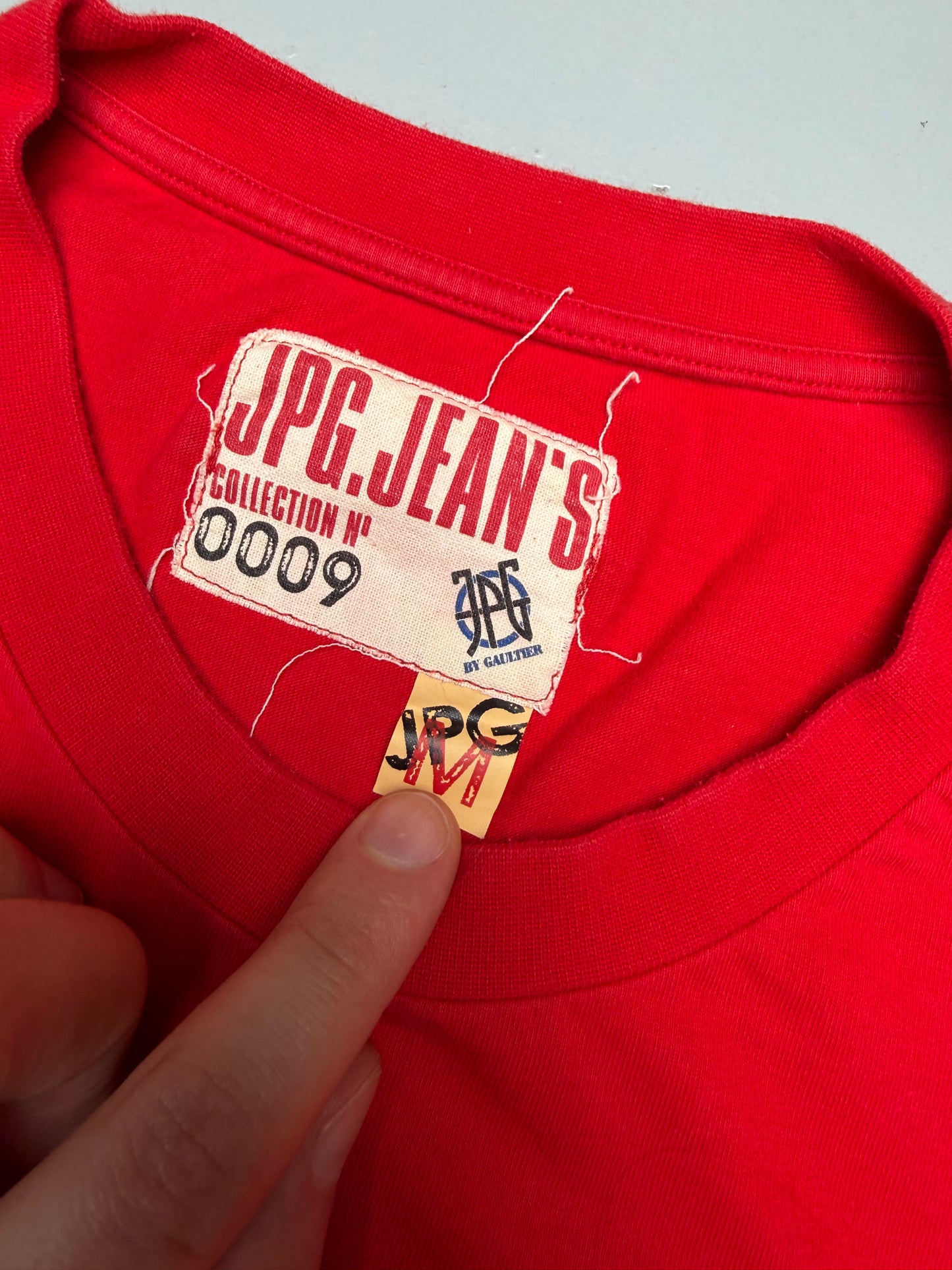2000's JPG Jean's velvet print t-shirt - men's size M