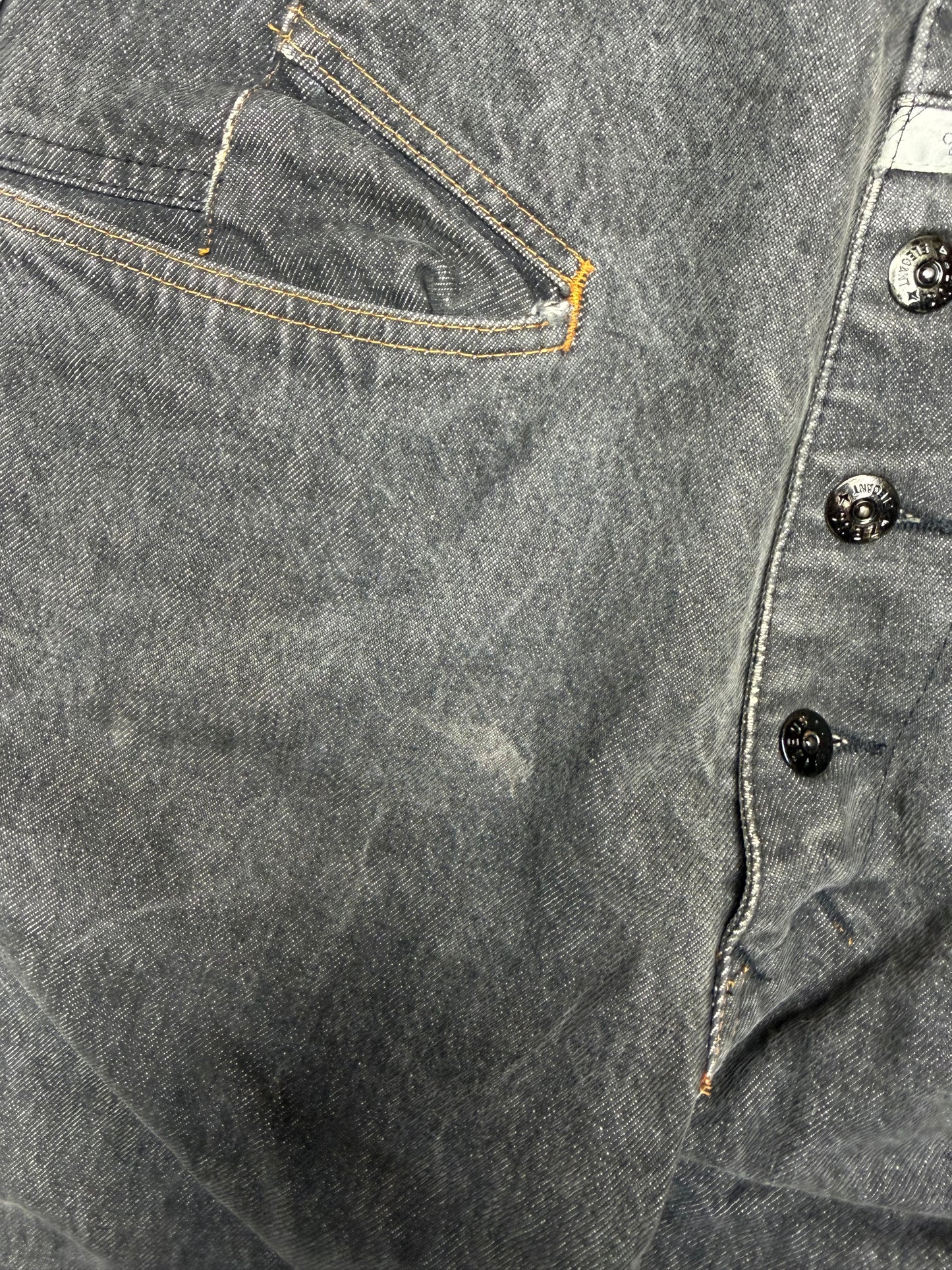 1980's Marithé & François Girbaud "CLOSED" tapered jeans - men's size 48