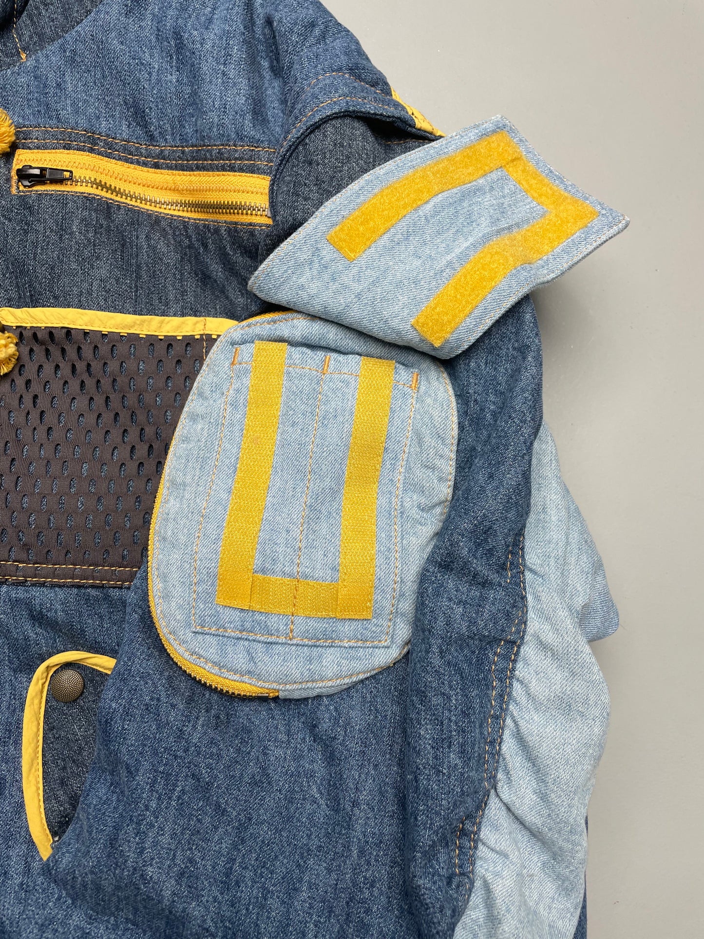 2019 Diesel X GR-Uniforma denim bomber jacket - size XL