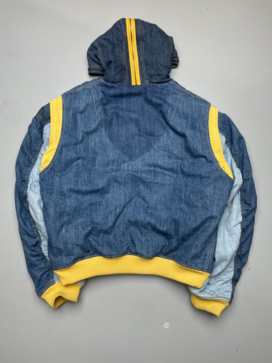 2019 Diesel X GR-Uniforma denim bomber jacket - size XL