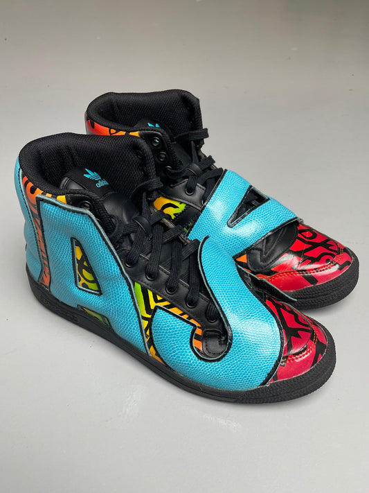 adidas Originals by Jeremy Scott S/S 2014 JS Letters Multicolor - size 41 1/3